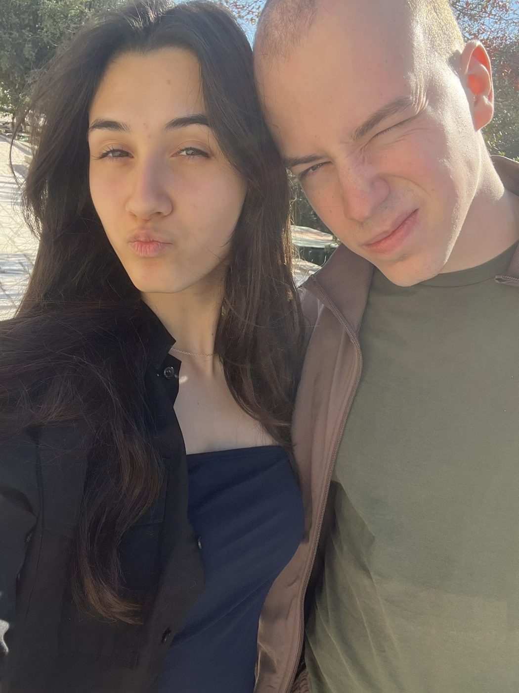 Sunny selfie of us